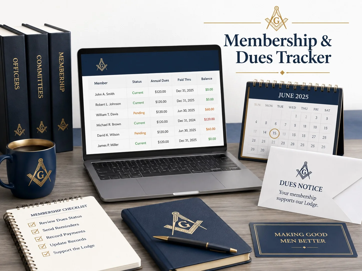 Membership Dues Tracker